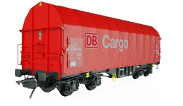 Lenz 42261-02 - 0 - Schiebeplanenwagen, DB Cargo, Ep. VI - Wagen 2